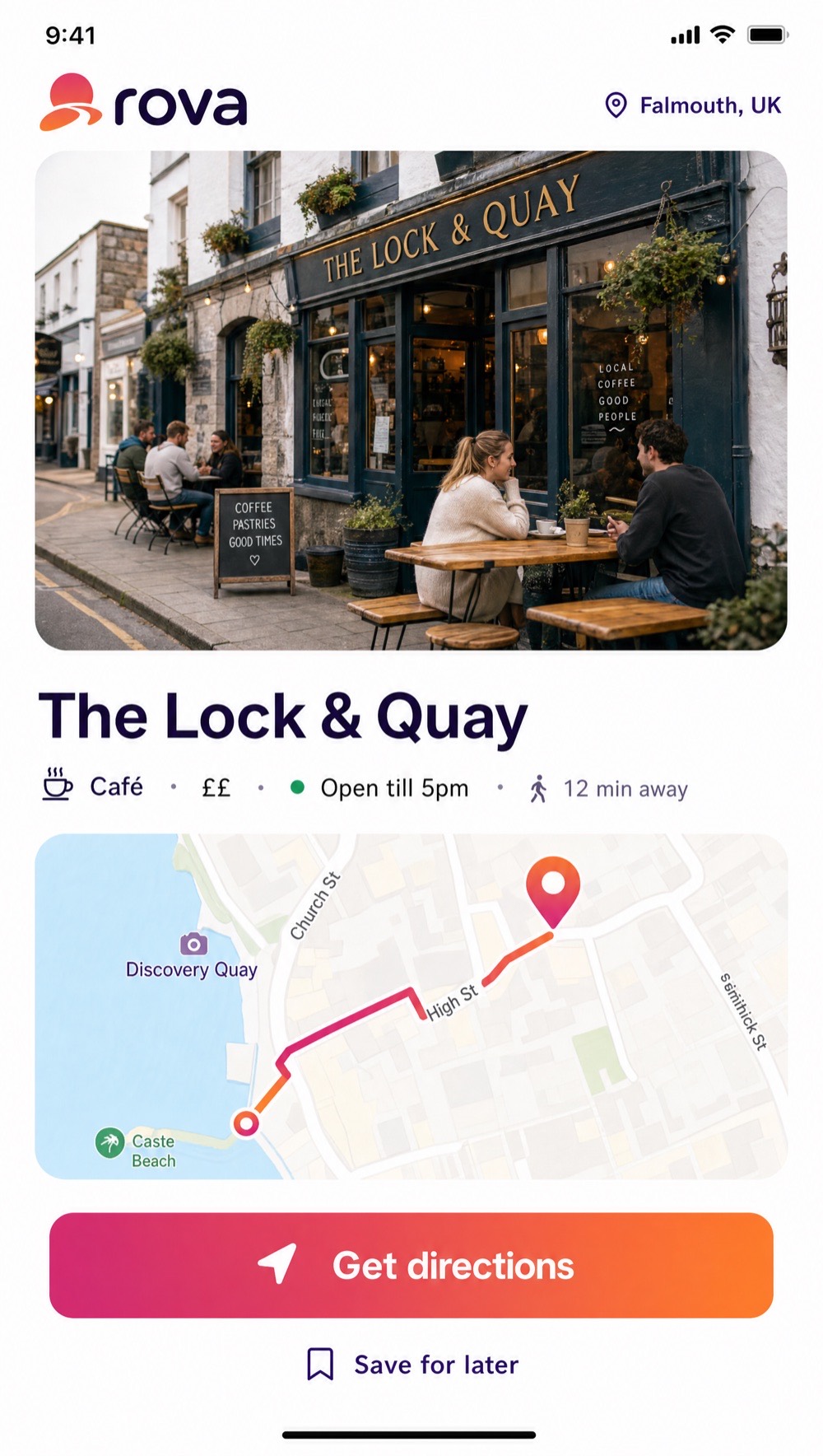 rova: place details and directions